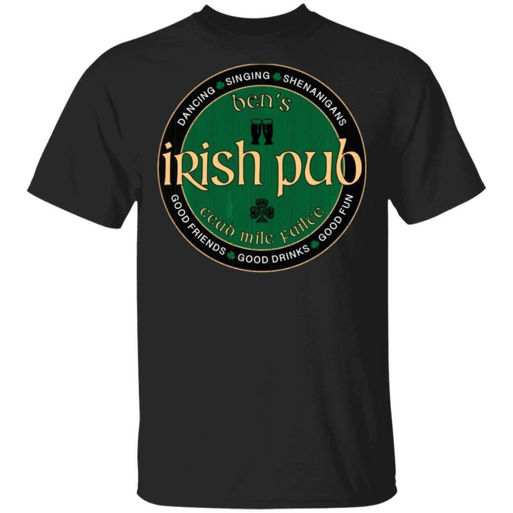 Bens Irish Pub Saint Patricks Day Party Tshirt Bella